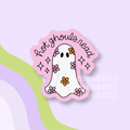 Hot Ghouls Read Vinyl Sticker