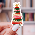 Christmas TBR Tree Sticker | Bookish Holiday