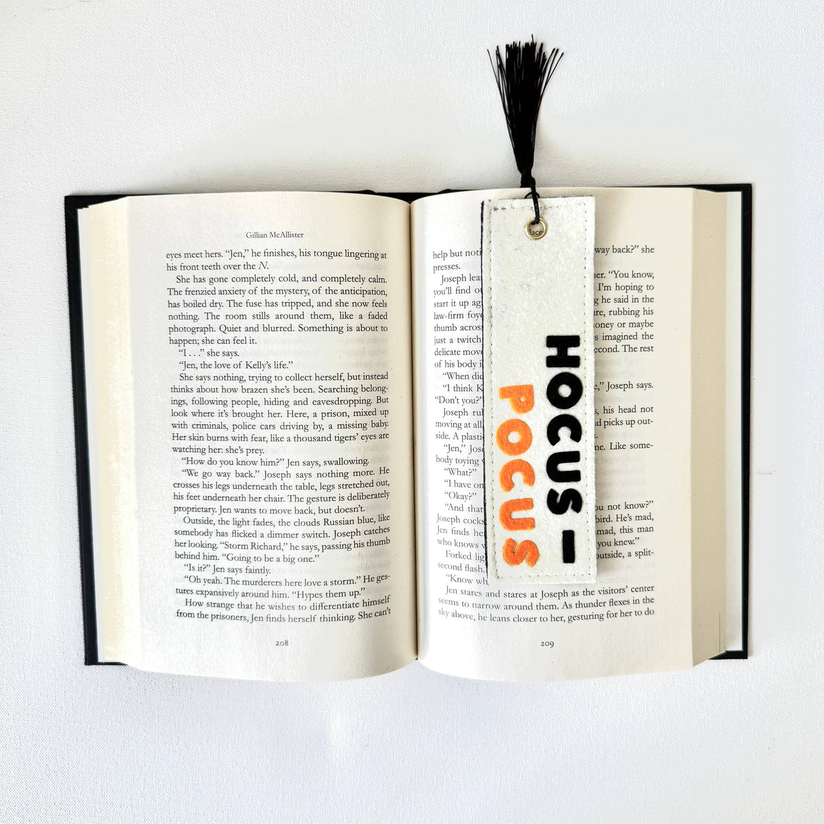 Halloween Hocus Pocus Felt Bookmark