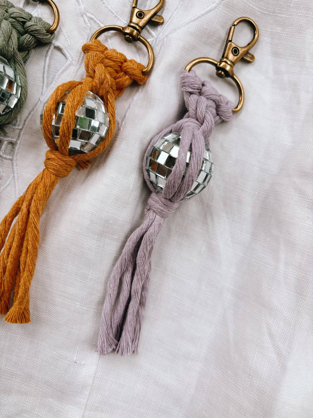 Mini Disco Ball Keychains - Retro Accessories, Gifts