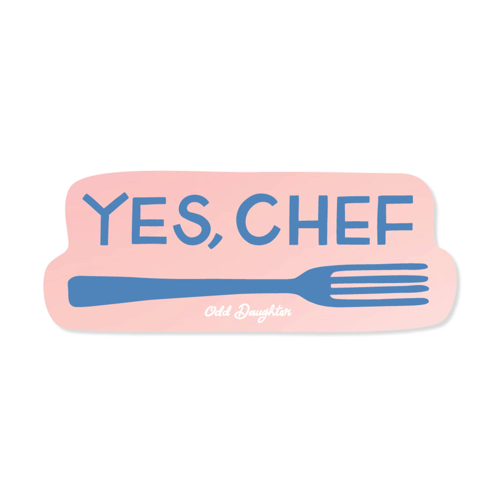 Yes, Chef - Vinyl Sticker