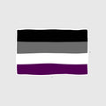 Sticker | Asexual Pride Flag | 4" Vinyl Sticker