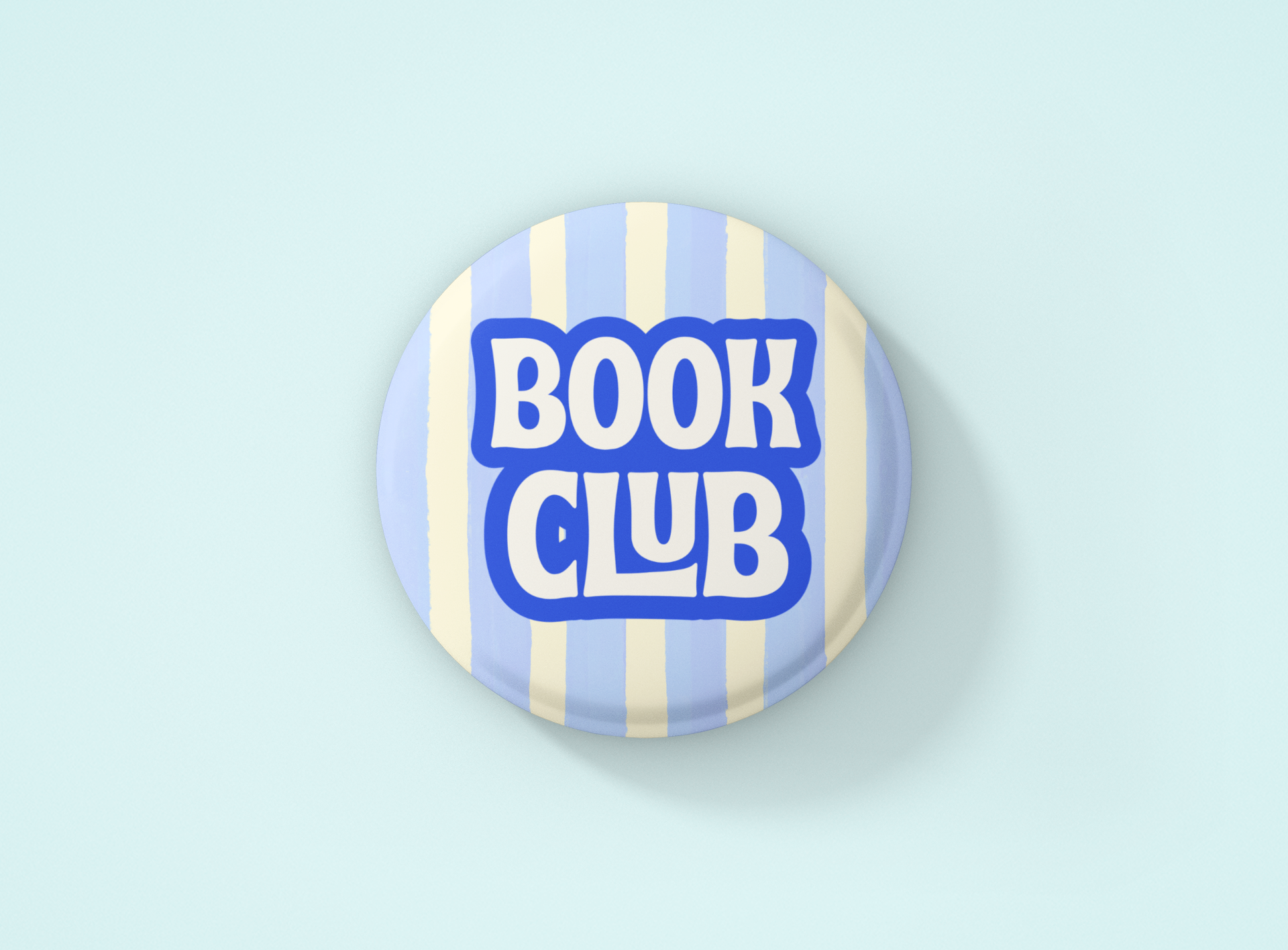Book Club  Button Pin