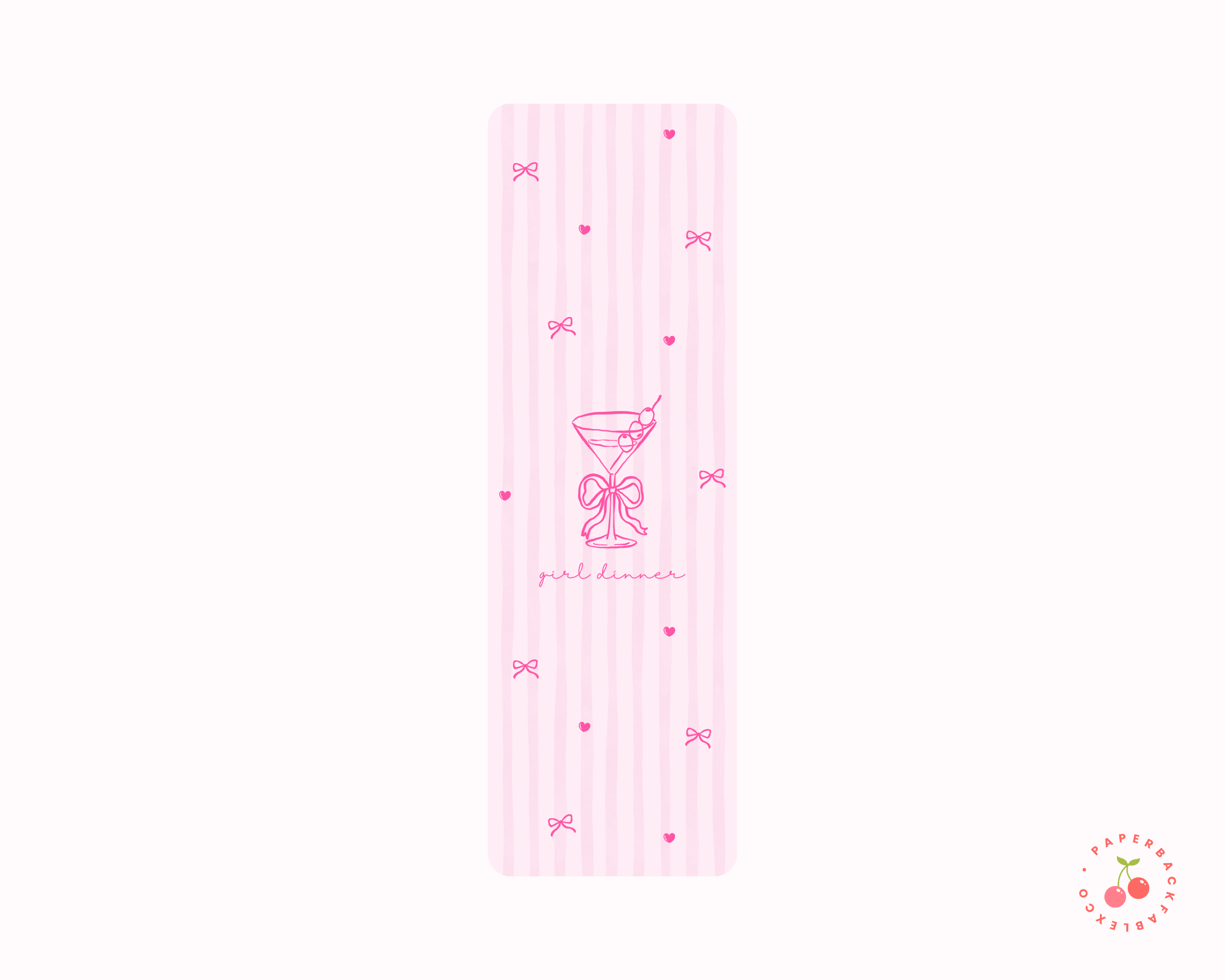 Girl Dinner - Bookmarks