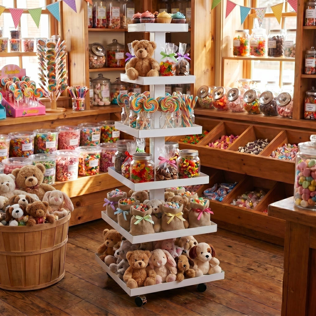 Square Multi-Tiered Displays