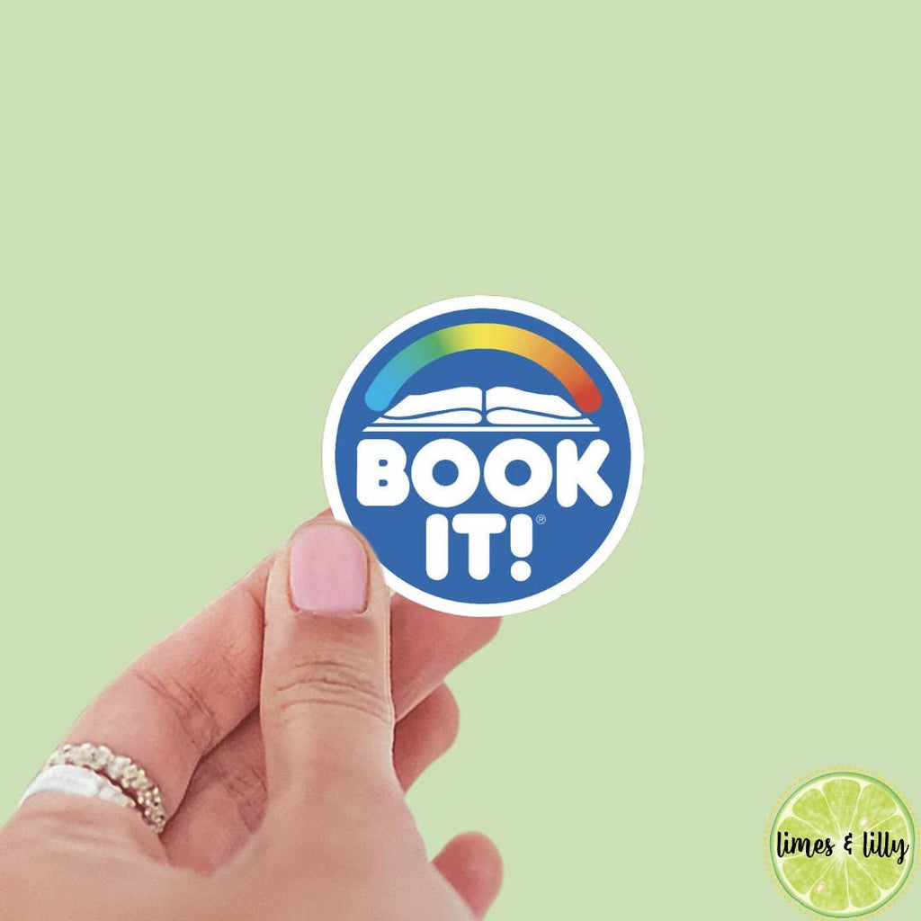 Book It Vinyl Sticker | Book It Rewards Sticker | Retro Sticker