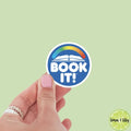 Book It Vinyl Sticker | Book It Rewards Sticker | Retro Sticker