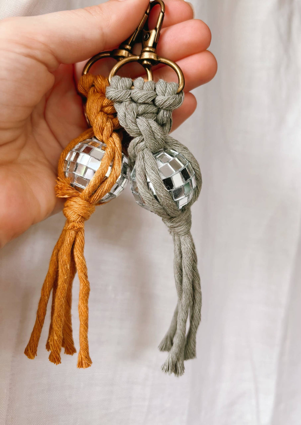 Mini Disco Ball Keychains - Retro Accessories, Gifts