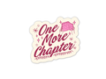One More Chapter Cute Reading Sticker