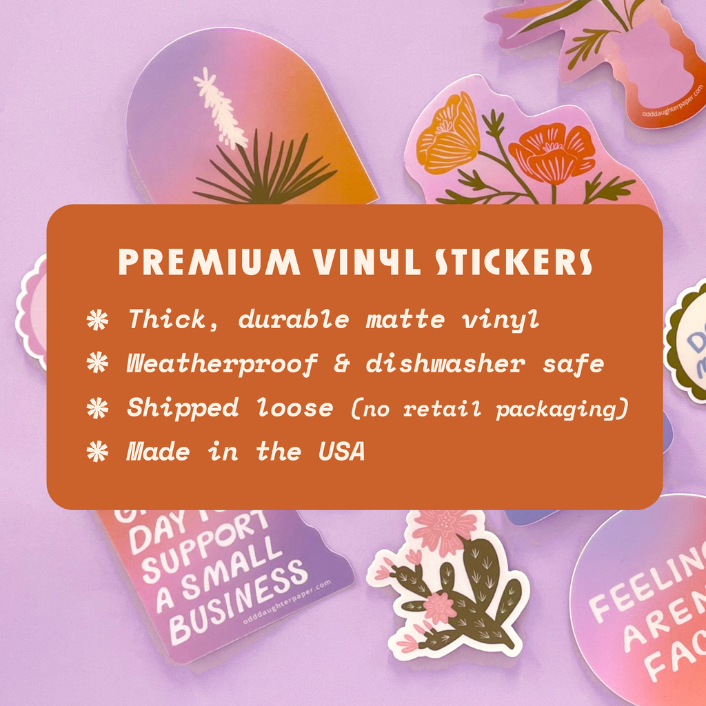 Sensitive Babe - Vinyl Sticker