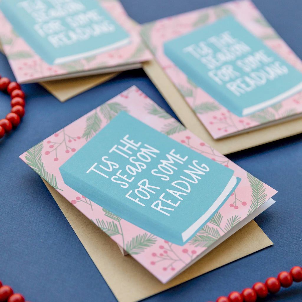 ’Tis the Season for Some Reading – Book Lover Holiday Card