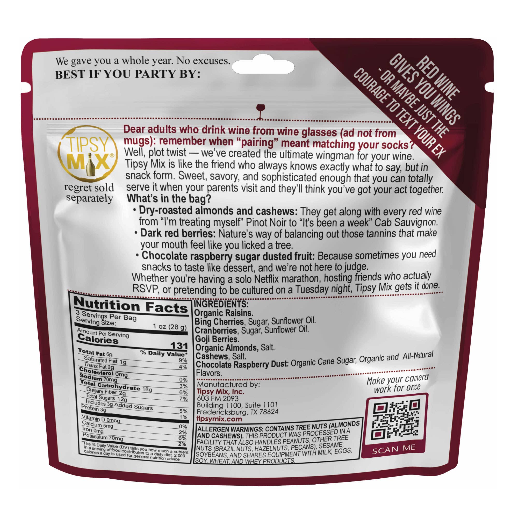 Wine-Paired Trail Mix