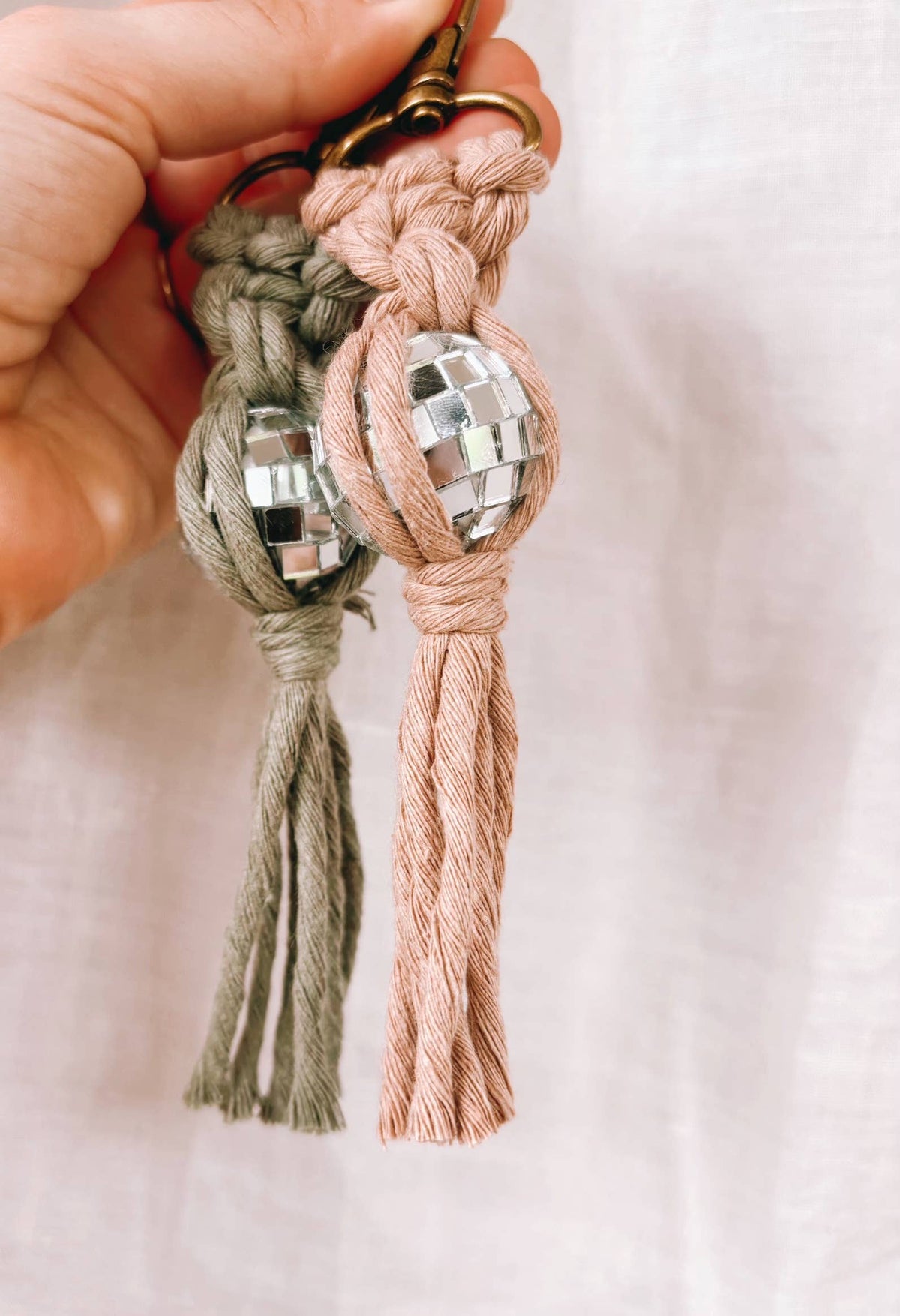 Mini Disco Ball Keychains - Retro Accessories, Gifts
