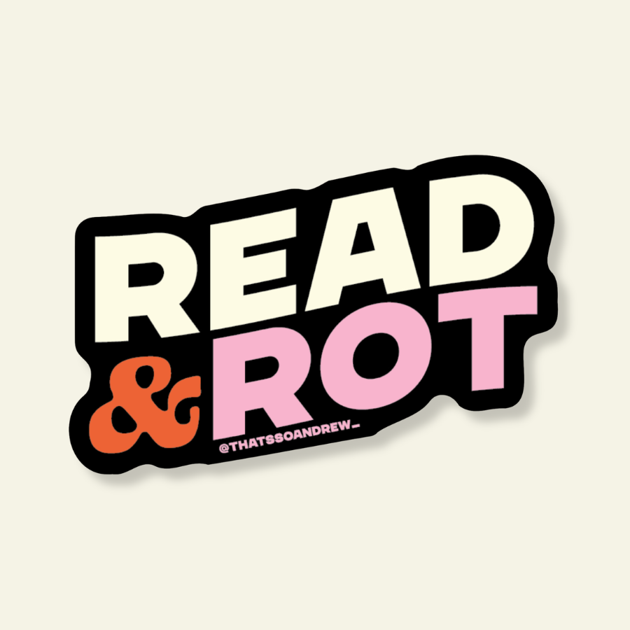 Read & Rot | Bookstore Vinyl Sticker